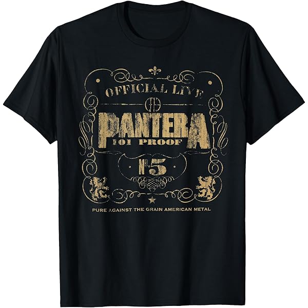 Amazon.com: Pantera Official Vulgar Display of Power T-Shirt Small